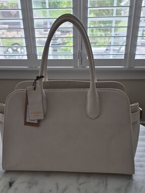 Margot Cream Satchel Handbag NWT